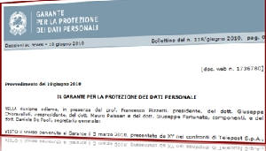 Controlli garante privacy